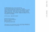 CRIMINAL JUSTICE INTERVENTIONS FOR · evaluation of criminal justice interventions for offenders with mental illness ... ii stakeholder views ... research ...