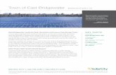 Town of East Bridgewater - SolarCity · KEY FACTS LOCATION East Bridgewater, MA PROJECT SIZE 2.45 MW EST. ANNUAL ELECTRICITY PRODUCTION 3 million kWh EST. LIFETIME SAVINGS $2 million*