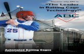 abc - Automated Batting Cages - Product Brochure Brochure with inserts 2016.pdf · The pros at Automated Batting Cages have developed over 1000 commercial ... planning, layout, ...