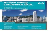 Annual Safety Conference 2016 - The Hong Kong … Safety Conference 2016 ... Key speakers Dr Karen McDonnell ... Mr Nicholas Yuen The Hong Kong Jockey Club Mr Colin Williams Ove Arup
