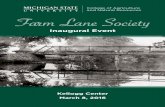 Farm Lane Society - canr.msu.edu · 2016 Farm Lane Society Charter Members ... Donald R. Krebs 4 Allen P. Krizek, Ph.D. 1 ... Joseph A. Lessard, Ph.D. 1
