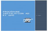 Procédure Instalation AD et GPO€¦  · Web viewActive directory. Mise en place : / !\ vous devez pr ...