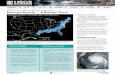 Hurricane Hazards — A National Threat - USGS · • Hurricane hazards include intense wind, ... • Hurricanes are revolving storms originating near the equator that are ... ings