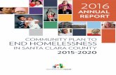 COMMUNITY PLAN TO END HOMELESSNESS Community Plan to End Homelessness in Santa Clara County ... campaign were central to community outreach about ... homelessness launched on Veterans