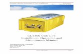 ELT406 with GPS Installation, Operation and Maintenance Manual · ELT406 with GPS Installation, Operation and Maintenance Manual ... Always consult your local Aviation Authority and