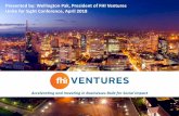 FHI VENTURES - uniteforsight.org Pak.pdf · FHI VENTURES Presented by: Wellington Pak, President of FHI Ventures Unite for Sight Conference, April 2018 Accelerating and Investing