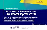 Human Resource Analytics - IBS Hyderabad · HRIS systems to store and provide employee related ... research project in presentation form. ... HDFC Current A/c No: 05212000004843