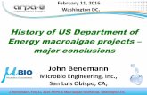 John Benemann - ARPA-E ARPA-E...John Benemann MicroBio Engineering, Inc., San Luis Obispo, ... Cal Tech Start of energy ... > 10 kg dry biomass /m2-yr
