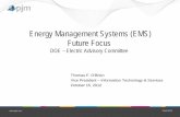 Energy Management Systems (EMS) Future Focus - DOE_EAC_Panel... · Energy Management Systems (EMS) Future Focus DOE ... Derivatives NEÎWORK ... Reliability Markets System Planning