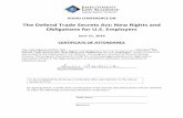 The Defend Trade Secrets Act: New Rights and Obligations ... · Defend Trade Secrets Act: New Rights and Obligations for U.S. Employers” Audio Conference sponsored by the Employment