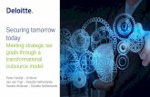 Securing tomorrow today - Deloitte US · Securing tomorrow today Meeting strategic tax goals through a transformational outsource model Peter Hordijk – Unilever Jan van Trigt –