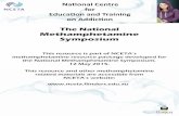 The National Methamphetamine Symposium - NCETAnceta.flinders.edu.au/files/9914/3130/6037/Guidelines... · 2015-05-11 · the National Methamphetamine Symposium, ... following overdose