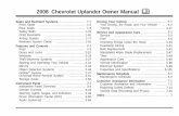 2008 Chevrolet Uplander Owner Manual M - Vaden … Chevrolet Uplander Owner Manual M. GENERAL MOTORS, GM, ... Detroit, MI 48207 ... On peut obtenir un exemplaire de ce guide en français