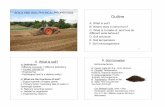 SOILS AND SOIL PHYSICAL PROPERTIES Outlinedobrien/Soil physical Hort71 2013.pdfSOILS AND SOIL PHYSICAL PROPERTIES ... What is in soil?! a) 40–50% mineral Gravel, cobbles, stones,