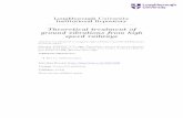 Theoretical treatment of ground vibrations from … · Theoretical treatment of ground vibrations from high speed railways This item was submitted to Loughborough University's Institutional