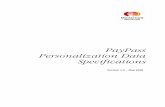 PayPass Personalization Data Specificationsdata.cardzone.cz/contactless/PayPass PDS (V1.3).pdf · 2010-03-14 · viii PayPass Personalization Data Specifications ... [PPMCHIP4] PayPass