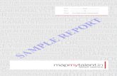 SAMPLE REPORT - Detailed Report (For Student and...  SAMPLE REPORT TABLE OF CONTENTS Your Dreams