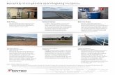 Dinter Engineering Recently-Completed and Ongoing … · design to replace taxiway lighting and signage. The Night Lighting Vault improvements involved design for new ... Intensity