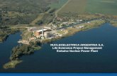 NUCLEOELECTRICA ARGENTINA S.A. Life Extension Project Management Embalse Nuclear … · 2017-03-15 · Life Extension Project Management Embalse Nuclear Power Plant . 2 ... Construction