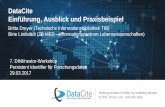 DataCite Einführung, Ausblick und Praxisbeispiel · 2017-04-05 · • EIDR – Filme, ... Solr Search API for metadata stored in the DataCite MDS Information from other services: