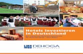 Hotels investieren in Deutschland - dehoga .spruch zum vom Bund und von den L¤ndern beschlos -