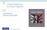 Linear Equations in Linear Algebra - NVCCblogs.nvcc.edu/knong/files/2014/01/MTH285-CH1.1-lecture.pdfLinear Equations in Linear Algebra SYSTEMS OF LINEAR EQUATIONS © 2012 Pearson Education,