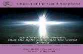 Church of the Good Shepherd gsyg1370@gmail.com Website Email goodshepherdstaf@aol.com Parish Office Hours Monday -Thursday 9:00am 7:00pm Friday 9:00am - 4:00pm Saturday 9:00am - 5:00pm