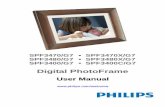Digital PhotoFrame - download.p4c.philips.com · Digital PhotoFrame User Manual ... Running a slideshow by using the TIMELINE album . . . . . . 39 ... EN - iv Table of contents .