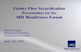 Future Flow Securitization - Inter-American Development …services.iadb.org/wmsfiles/products/Publications/561638.pdf · Involves the sale of future receivables or rights to cash