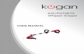 KALITGTSETA User Manual - Kogan.com · KALITGTSETA Whipper Snipper. ... Recharge only with the charger specified by ... The grass trimmer can thus be adjusted for use
