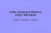Latin America History TEST REVIEW - TypePadcampbellms.typepad.com/files/study-guide--latin-america.pdf · European contact on Latin America. ... •SS6H3 The student will analyze