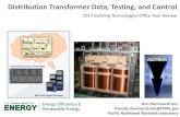 Distribution Transformer Data, Testing, and Control .Distribution Transformer Data, Testing, and