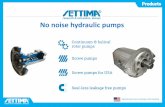 No noise hydraulic pumps - Импортное промышленное ... · 2015-08-30 · No noise hydraulic pumps Continuum ® helical rotor pumps ... Injection moulding machines,