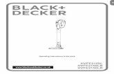 Operating instructions in the back - BLACK+DECKERservice.blackanddecker.nl/PDMSDocuments/EU/Docs/... · Your Black & Decker Dustbuster® handheld vacuum cleaner has been designed