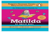 Penguin’s Classroom Classics - tonyawards.com · Matilda The Musical included inside! Classroom Lesson Plans for Matilda Week 1: Chapters 1–6 ROALD The World’s No. 1 Storyteller