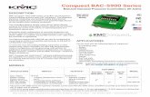 Conquest BAC-5900 Series - KMC Controls · KMC Conquest™ BAC-5900 series controllers are designed to ... Alarms and Events ... Conquest Ethernet Controller Configuration Web Pages