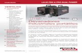 LN-25 PRO & LN-25 PRO DUAL POWER -  · PDF file  LN-25 PRO & PRO DUAL POWER ESPECIFICACIONES TÉCNICAS Producto Referencia Potencia entrada Refrigeración Rodillos WFS (m/min)