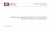 Thinking about Crime Prevention Performance .thinking about crime prevention performance indicators