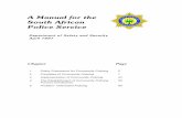 A Manual for the South African Police Service - .A Manual for the South African Police Service Department