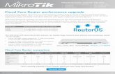 Cloud Core Router performance upgradedownload2.mikrotik.com/news/news_58.pdfMikroTik Newsletter, issue #58 May 2014 MikroTik Newsletter, issue #58 - May 2014 • CCR performance upgrade