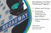 Broadway Corridor Planning Program - vancouver.cavancouver.ca/files/cov/...planning-program-presentation-may-2018.pdf · Presentation Overview . 1.Broadway Planning Program ... RT