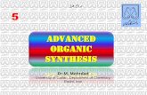 Advanced Organic Synthesis - Guilanstaff.guilan.ac.ir/staff/users/m-mehrdad/fckeditor_repo/file/Adv... · Advanced Organic Synthesis ادخ مان ... functional group interconversion