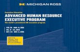 Executive Education ADVANCED HUMAN RESOURCE … · 2015-11-17 · senior management team and as a leader of the human resource function ... • Executive compensation: ... IBM, Tata