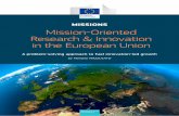 MISSIONS Mission-Oriented Research & Innovation in … · Mission-Oriented Research & Innovation in the European Union A problem-solving approach to fuel innovation-led growth ...