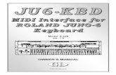 8429 manual en - erha.seronny/juno6/chd_manual_en.pdf · JU6-KBD is a MIDI retrofit for Roland Juno-6 synthesizer. The d evice enables the instrument to be controlled via MIDI as