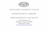 TAYLOR COUNTY CSCD SUBSTANCE ABUSE TREATMENT …taylorcscd.org/Documents/SATF Intake Packet.pdf · 2017-01-27 · Taylor County CSCD Substance Abuse Treatment Facility Program Overview