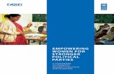 emPoWerinG Women for stronGer PArties - National … · 2012-04-17 · Kristin Haffert and their invaluable inputs helped make this publication a reality. ... india (Box): quotas,
