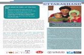 UTTARAKHAND - National Institute of Health & Family …nihfw.org/Doc/Policy_unit/State Brief- Uttarakhand.pdfPopulation and Fertility National Level in Uttarakhand Crude Birth Rate,