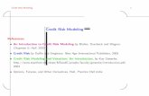 Credit Risk Modeling - Department of Mathematics, IIScmath.iisc.ernet.in/~nmi/downloads/skilec2.pdfCredit Risk Modeling 1 Credit Risk Modeling References: • An Introduction to Credit