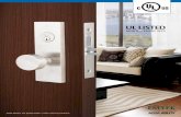 UL Listed - emtek.com · meets the high safety standard with a UL 180 minute fire rating. Furthermore, ... Ice White Knob (IW) KNOB AND LEVER OPTIONS Crystal Porcelain Bristol Knob